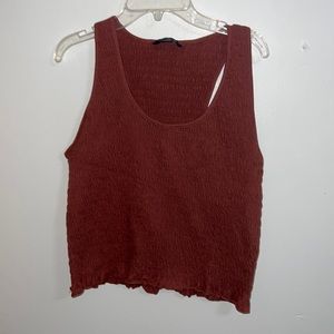 American eagle tank top, maroon, size large